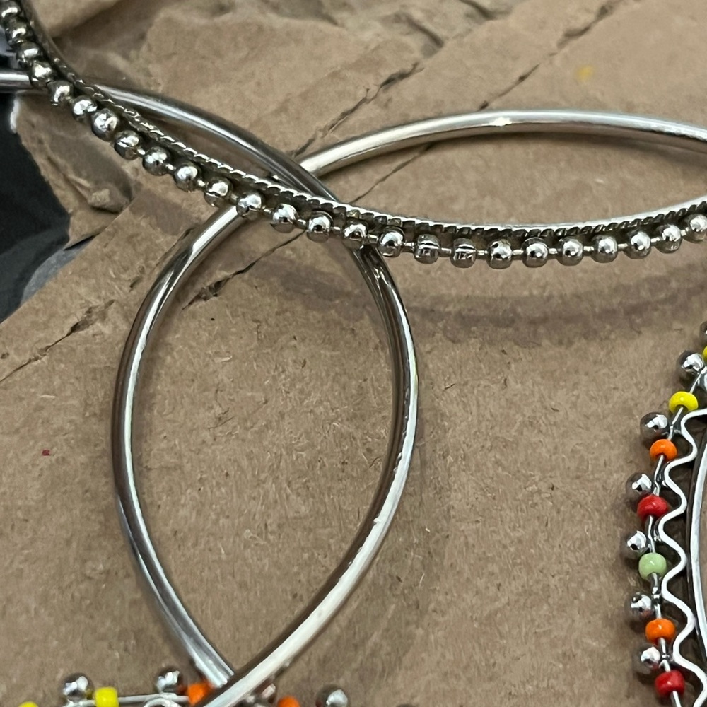 Colorful Bangle Set 10 Bangles , Native American … - image 5